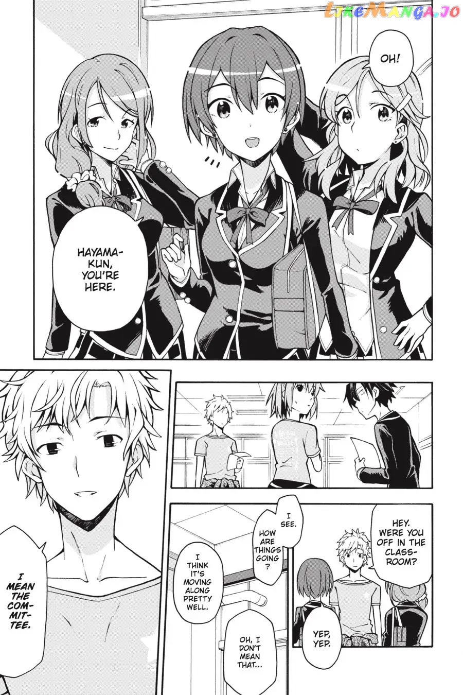 Yahari Ore no Seishun Rabukome wa Machigatte Iru. @ Comic chapter 38 - page 17