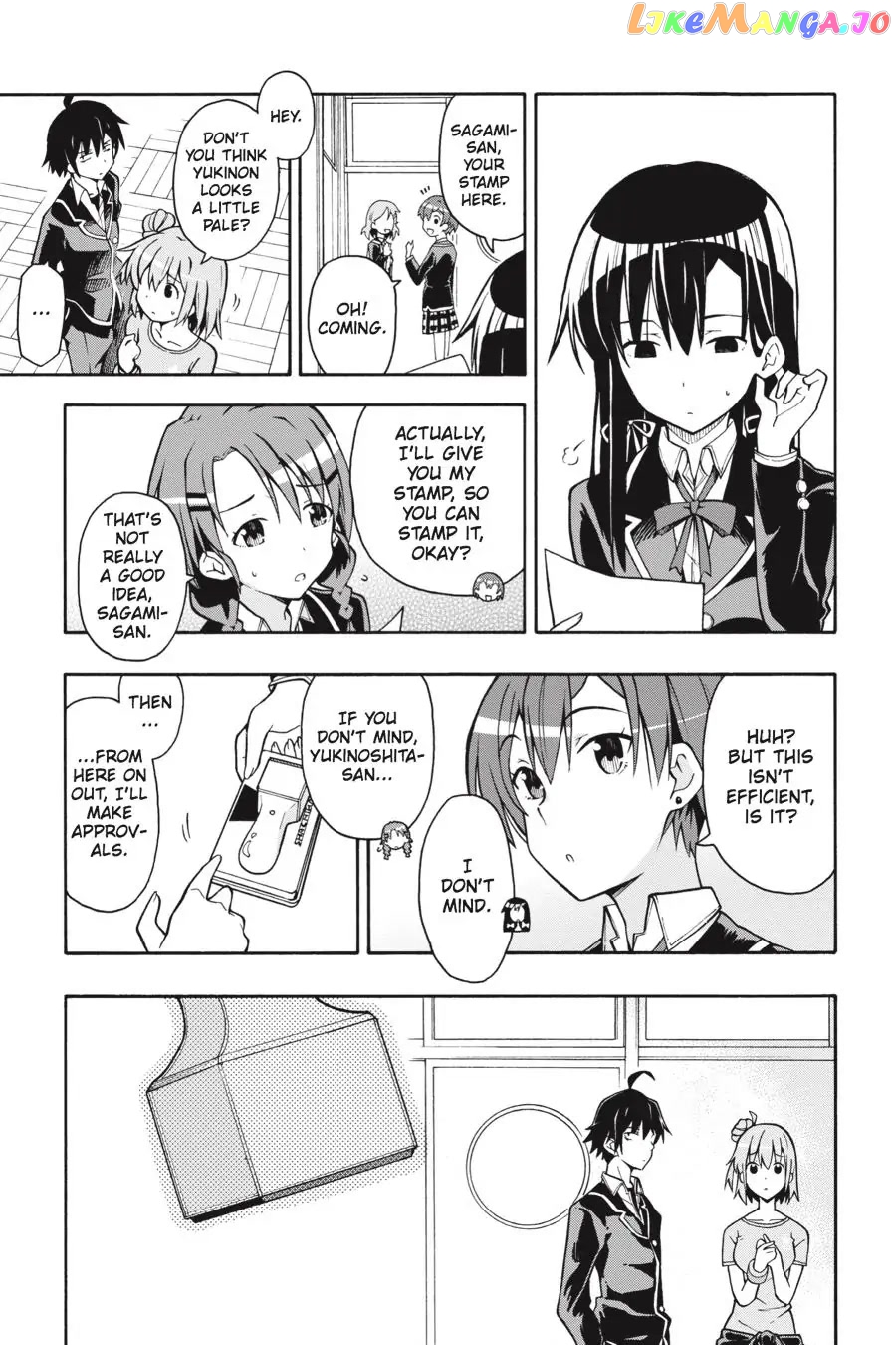 Yahari Ore no Seishun Rabukome wa Machigatte Iru. @ Comic chapter 38 - page 21