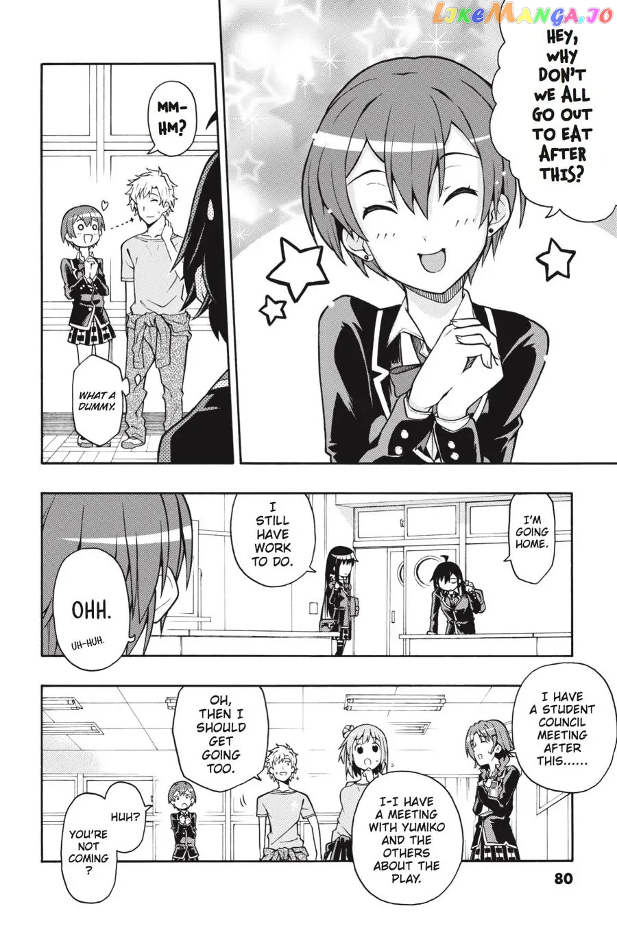 Yahari Ore no Seishun Rabukome wa Machigatte Iru. @ Comic chapter 38 - page 22
