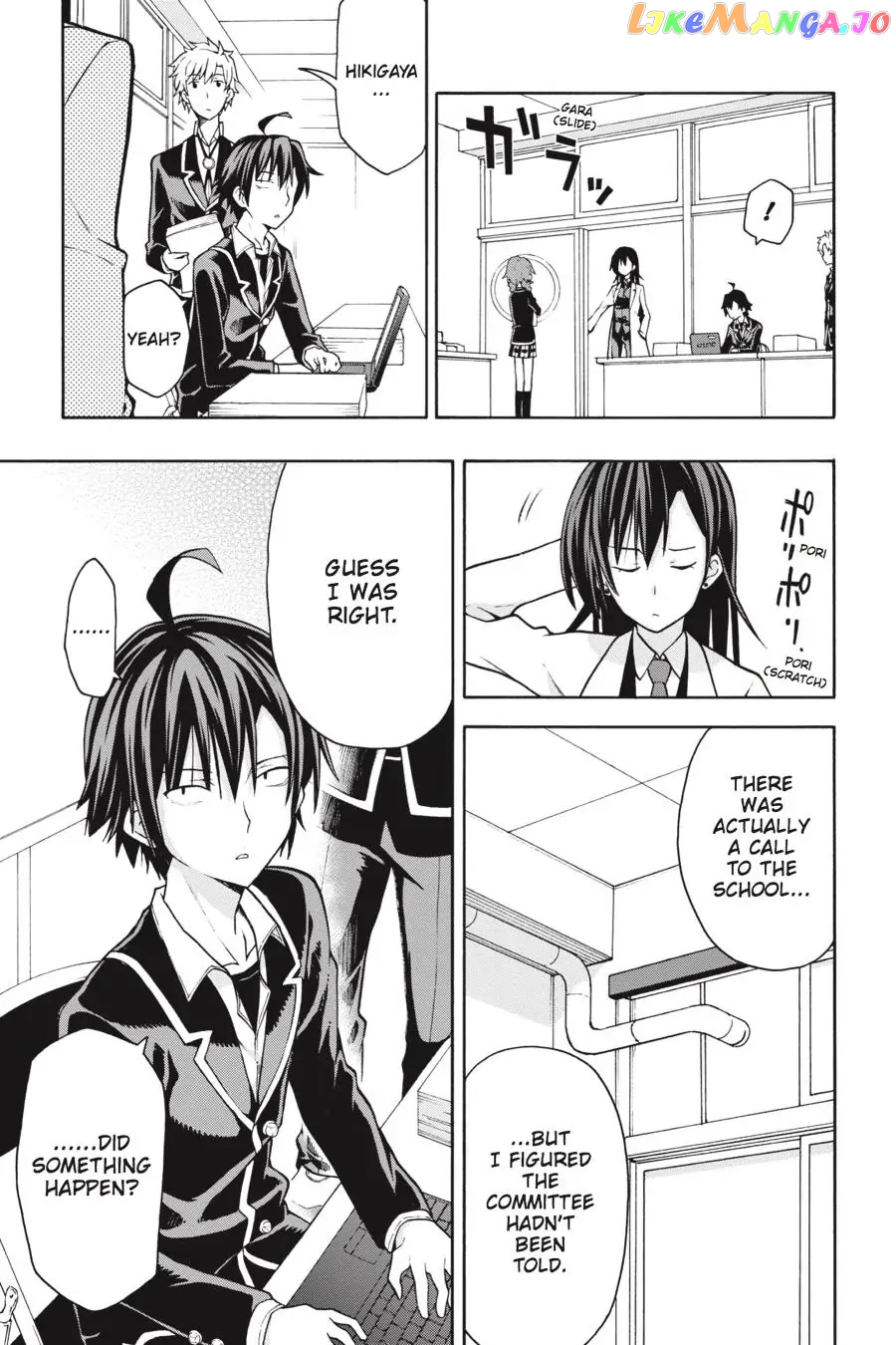 Yahari Ore no Seishun Rabukome wa Machigatte Iru. @ Comic chapter 38 - page 25