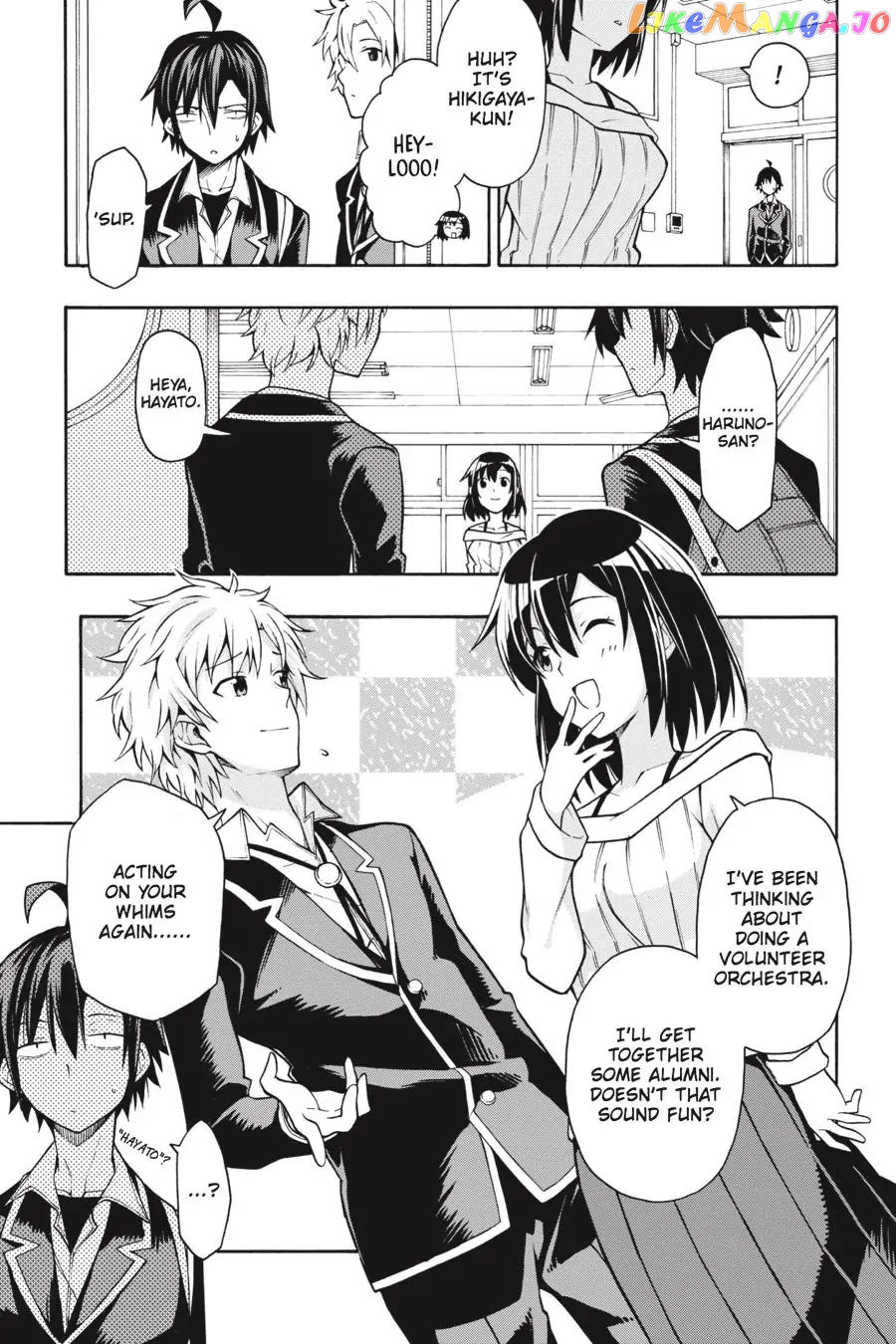 Yahari Ore no Seishun Rabukome wa Machigatte Iru. @ Comic chapter 38 - page 3