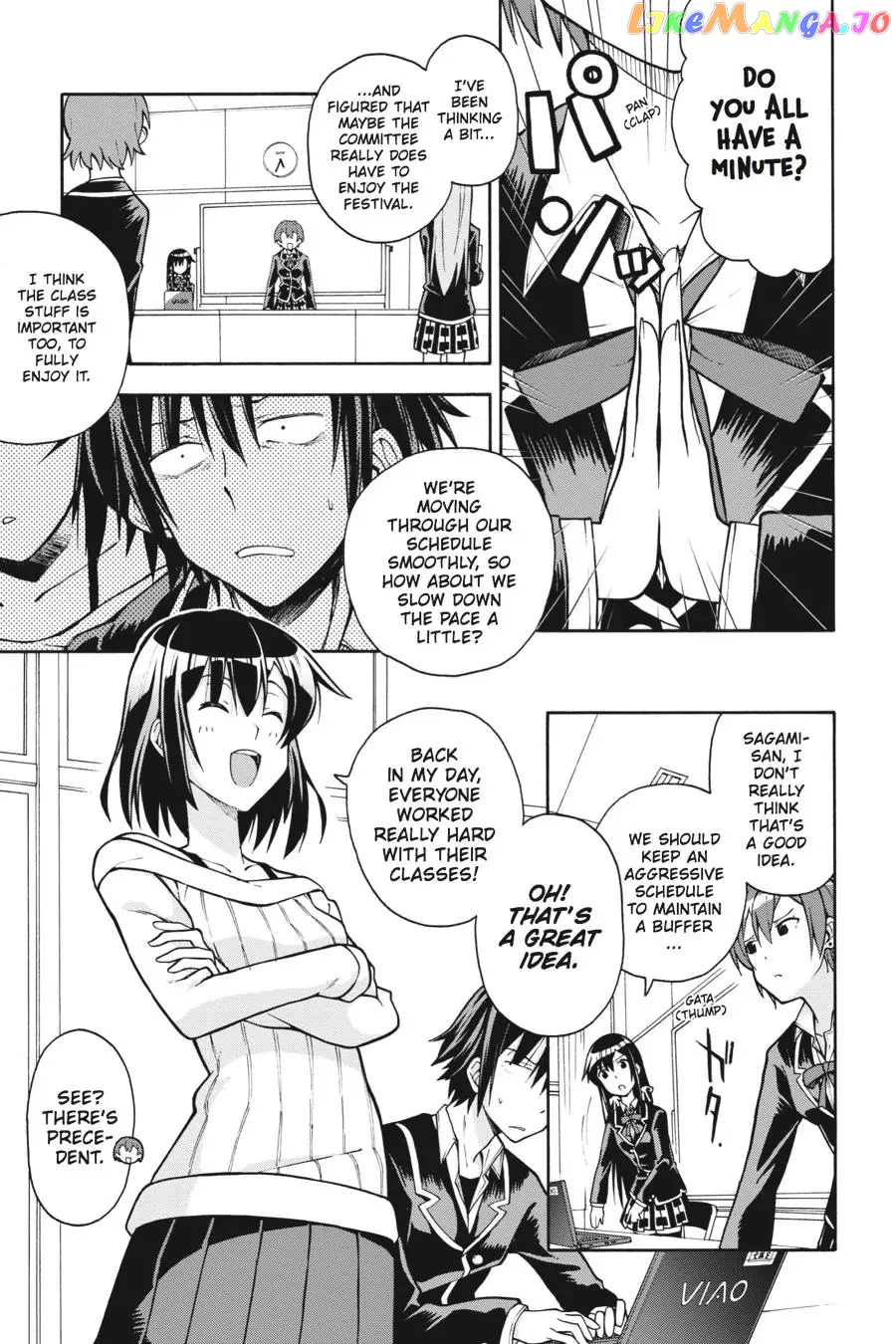 Yahari Ore no Seishun Rabukome wa Machigatte Iru. @ Comic chapter 38 - page 9