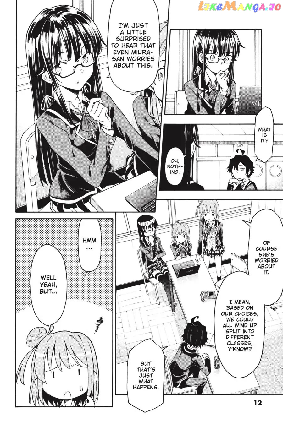 Yahari Ore no Seishun Rabukome wa Machigatte Iru. @ Comic chapter 76 - page 12
