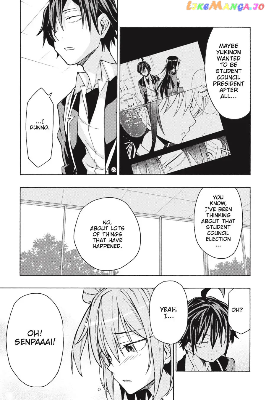 Yahari Ore no Seishun Rabukome wa Machigatte Iru. @ Comic chapter 59 - page 16