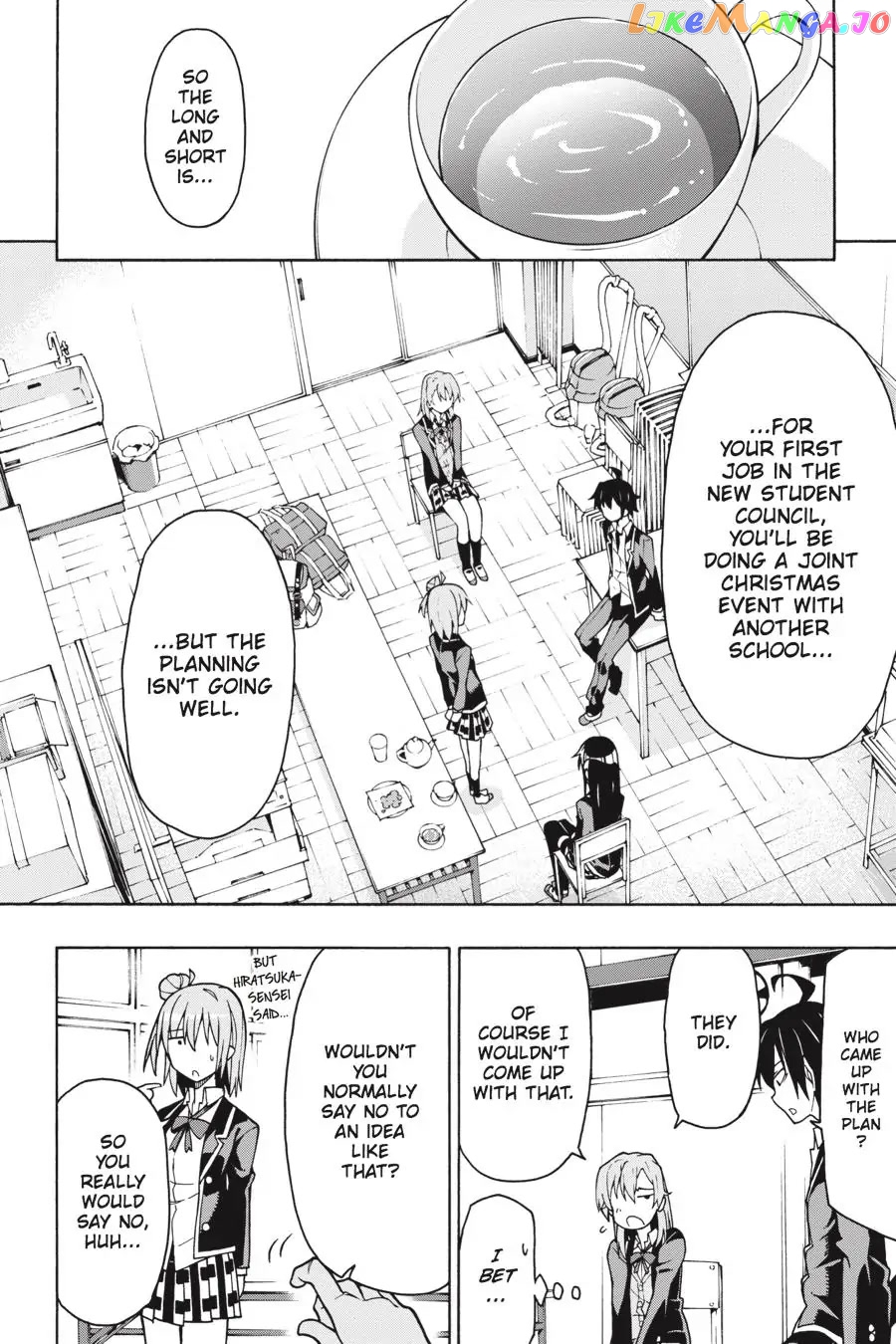 Yahari Ore no Seishun Rabukome wa Machigatte Iru. @ Comic chapter 59 - page 19