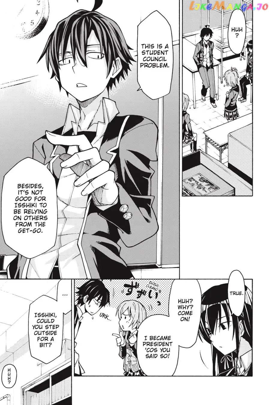 Yahari Ore no Seishun Rabukome wa Machigatte Iru. @ Comic chapter 59 - page 22