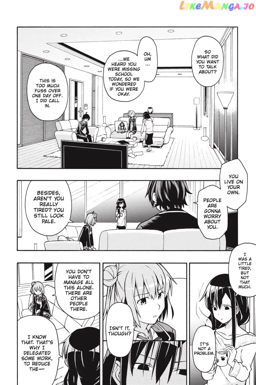 Yahari Ore no Seishun Rabukome wa Machigatte Iru. @ Comic chapter 39 - page 10