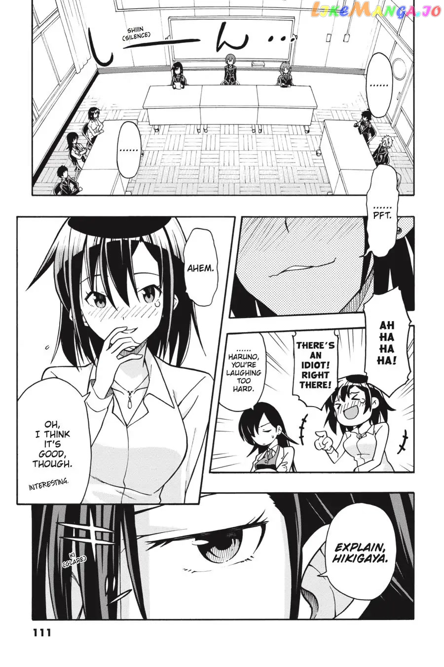 Yahari Ore no Seishun Rabukome wa Machigatte Iru. @ Comic chapter 39 - page 27