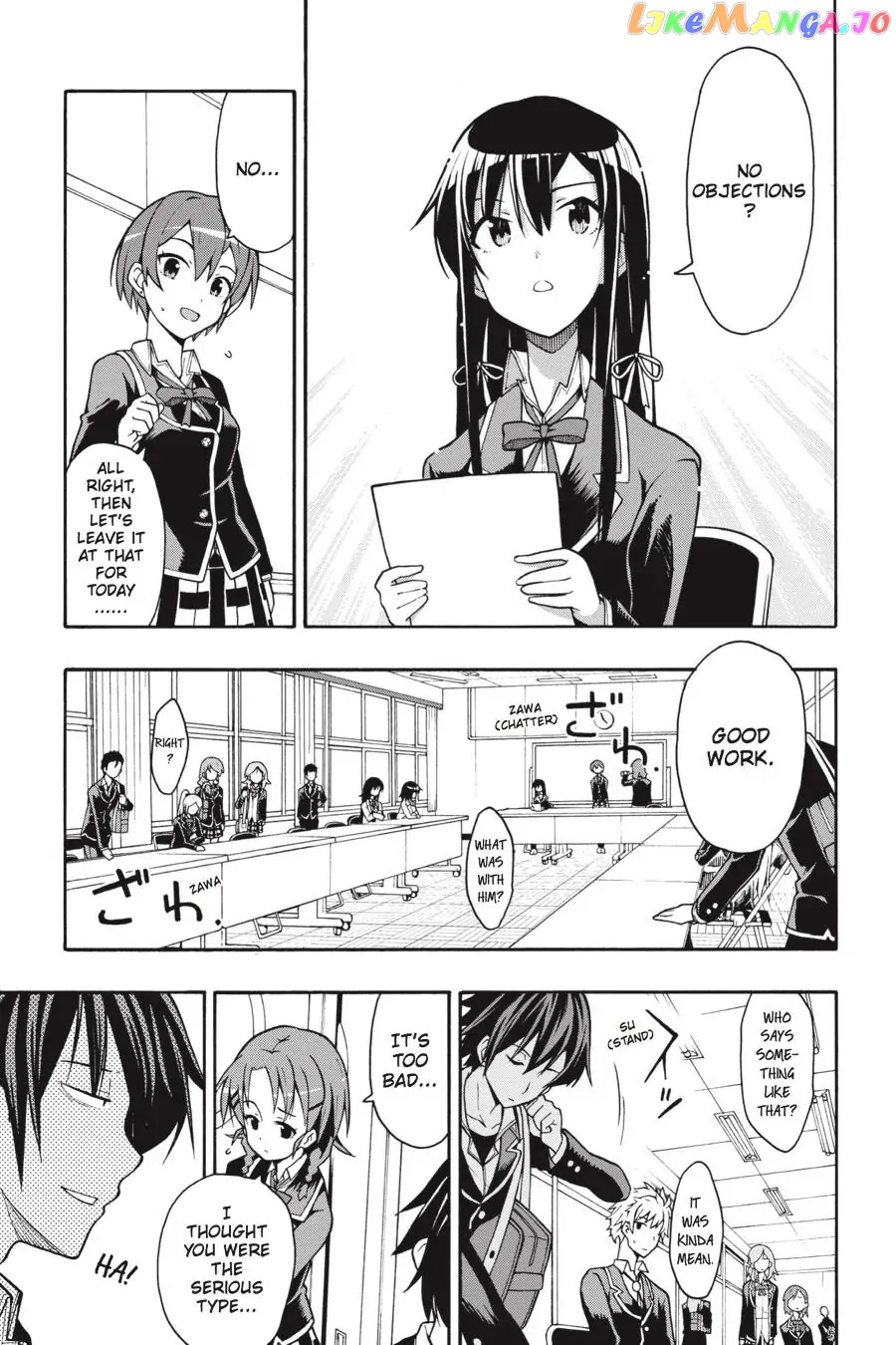 Yahari Ore no Seishun Rabukome wa Machigatte Iru. @ Comic chapter 39 - page 33