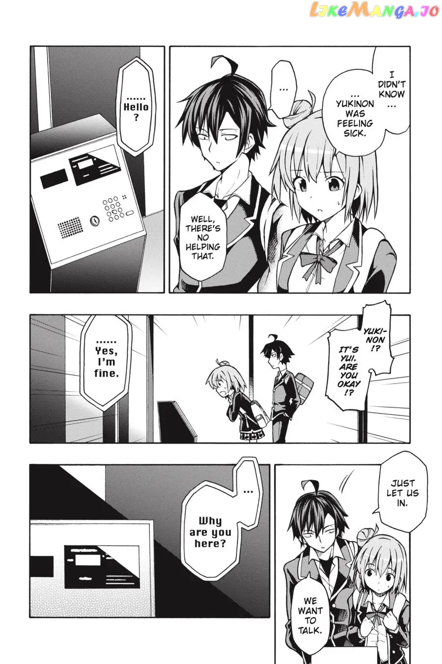 Yahari Ore no Seishun Rabukome wa Machigatte Iru. @ Comic chapter 39 - page 8