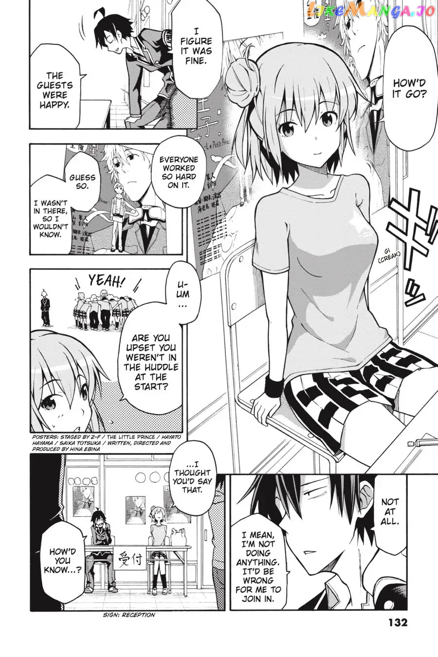Yahari Ore no Seishun Rabukome wa Machigatte Iru. @ Comic chapter 40 - page 8