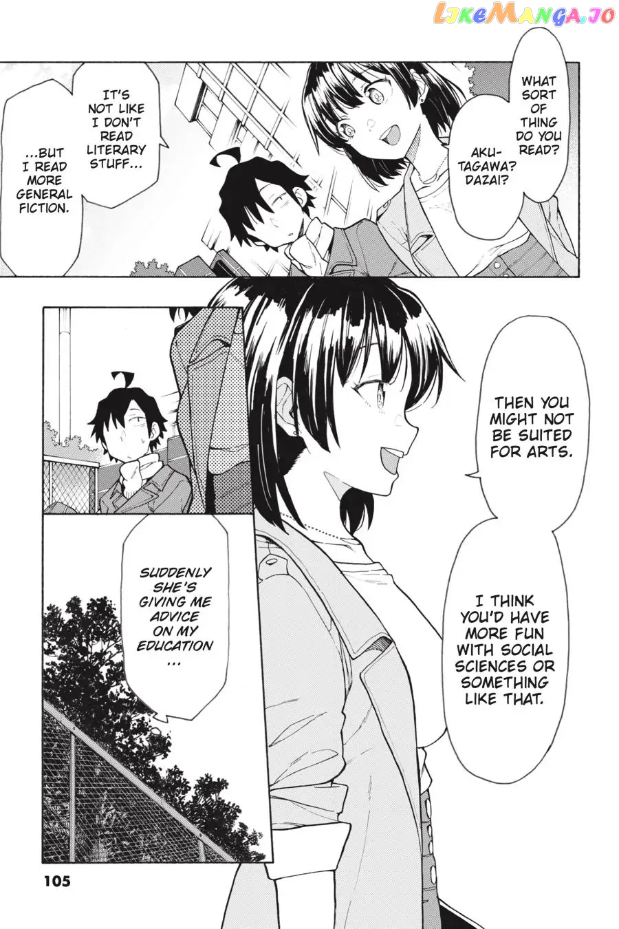 Yahari Ore no Seishun Rabukome wa Machigatte Iru. @ Comic chapter 79 - page 7