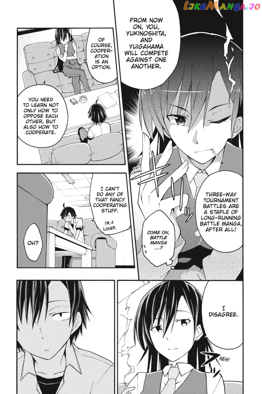 Yahari Ore no Seishun Rabukome wa Machigatte Iru. @ Comic chapter 21 - page 4