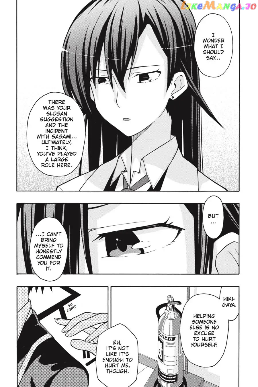 Yahari Ore no Seishun Rabukome wa Machigatte Iru. @ Comic chapter 43 - page 8