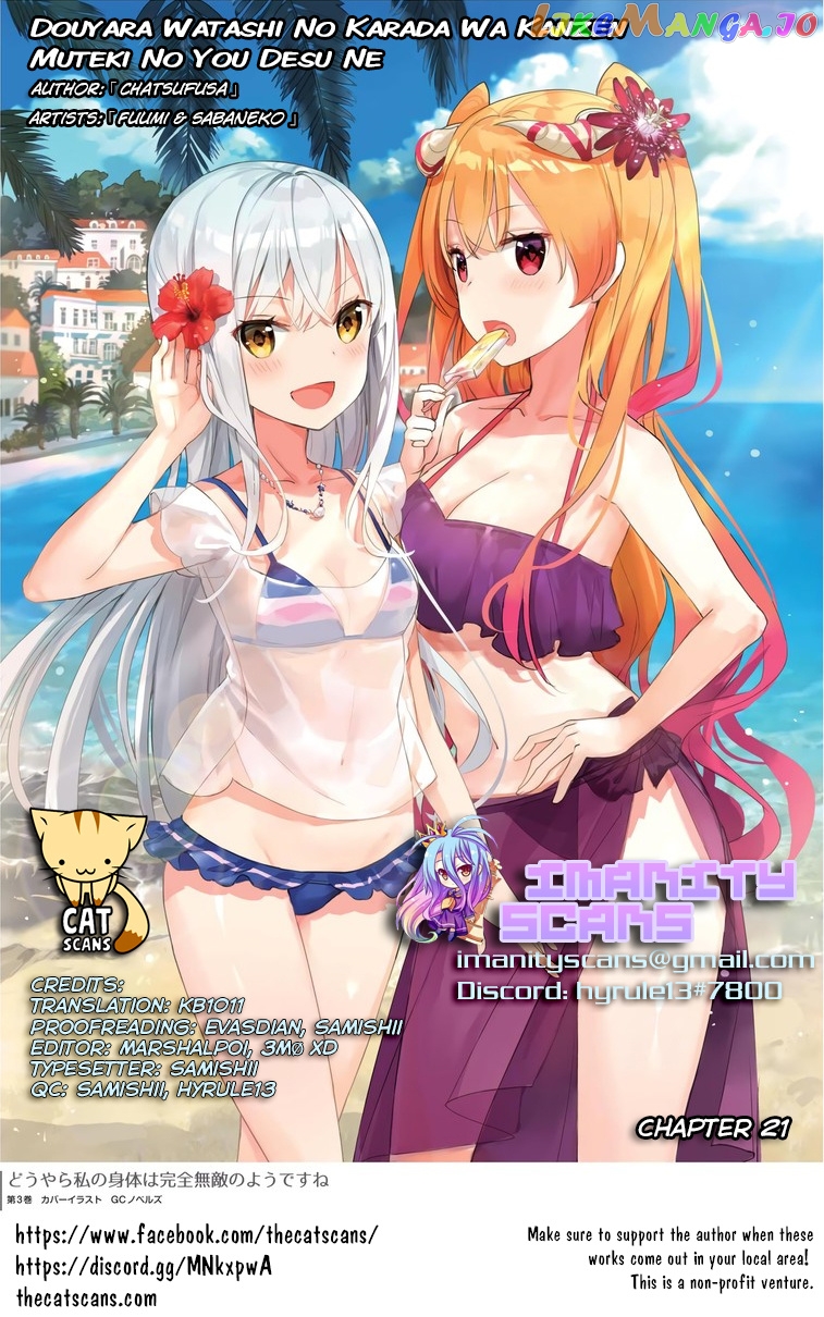 Douyara Watashi No Karada Wa Kanzen Muteki No You Desu Ne chapter 21 - page 1