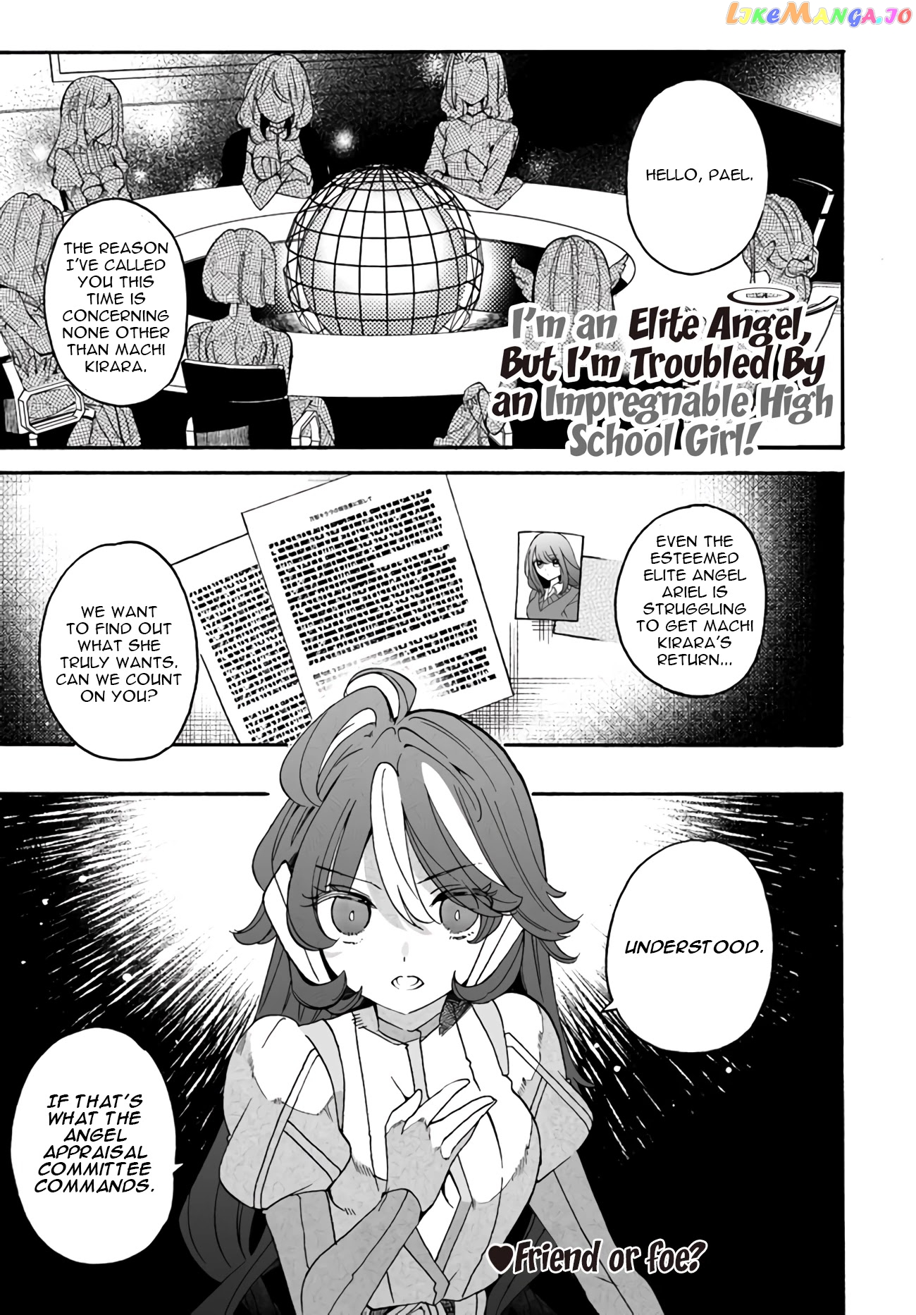 I’m An Elite Angel, But I’m Troubled By An Impregnable High School Girl chapter 12 - page 1