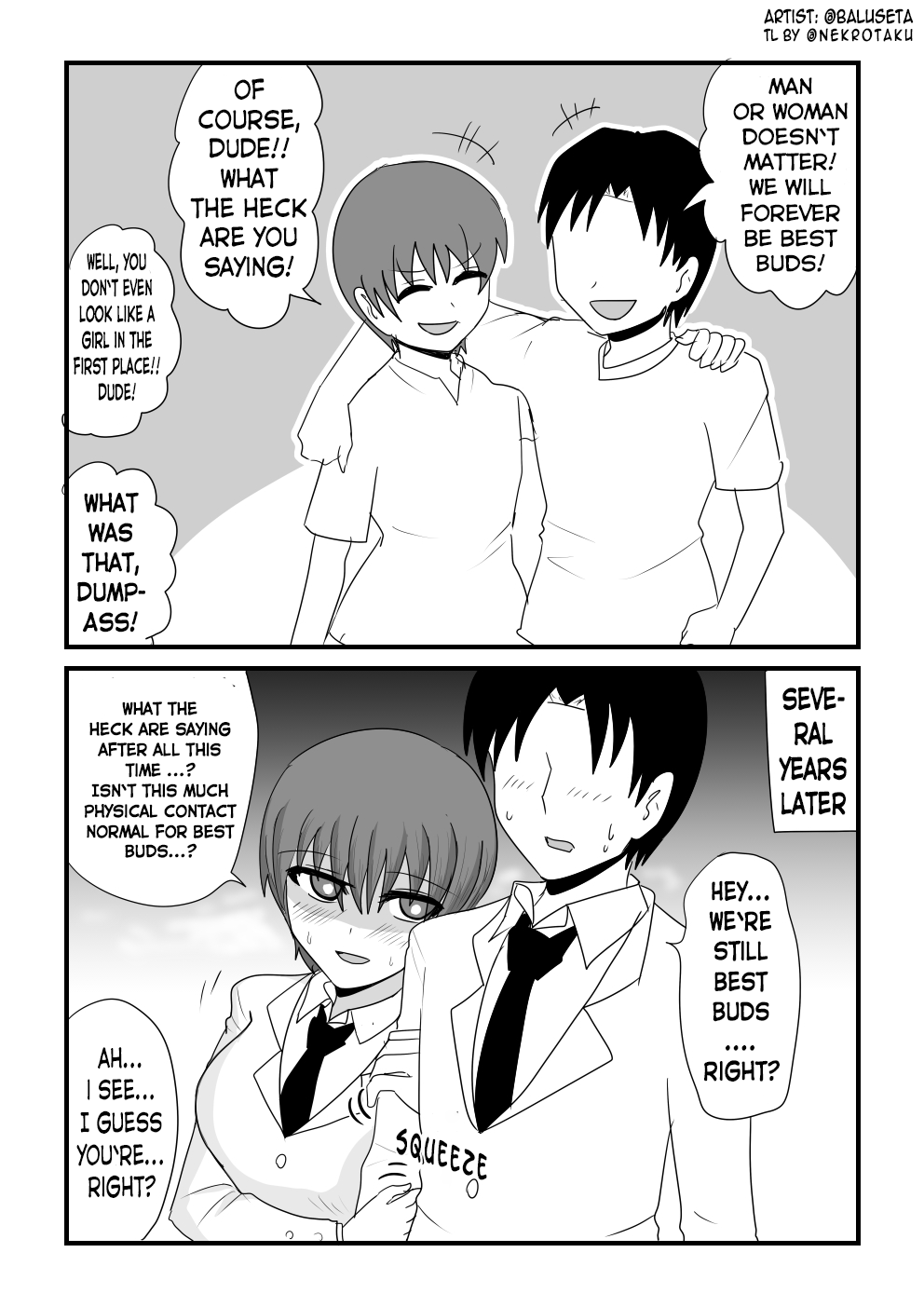The Story Of A Best Friend, Who Is A Girl Acts Odd Nowadays chapter 1 - page 1