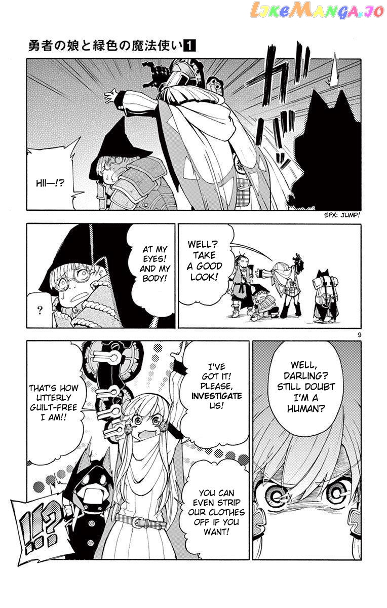 The Hero Girl And The Green Magician chapter 3 - page 9
