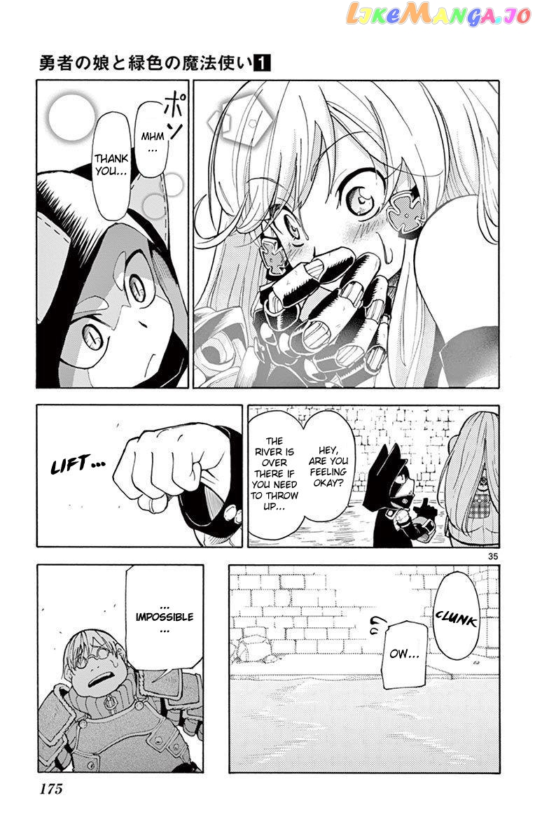 The Hero Girl And The Green Magician chapter 4 - page 35