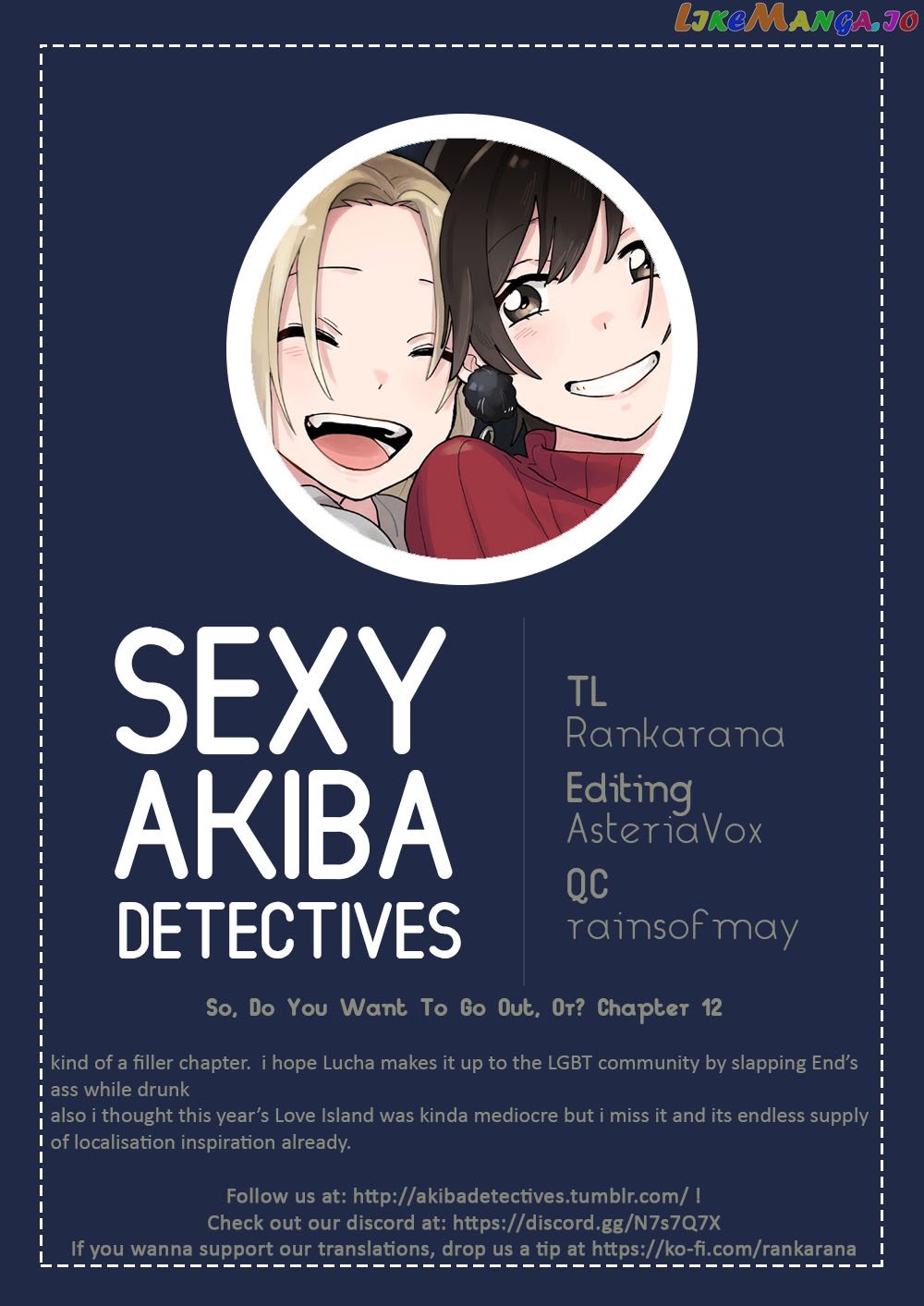 so, do You Want to go Out, or? chapter 12 - page 20