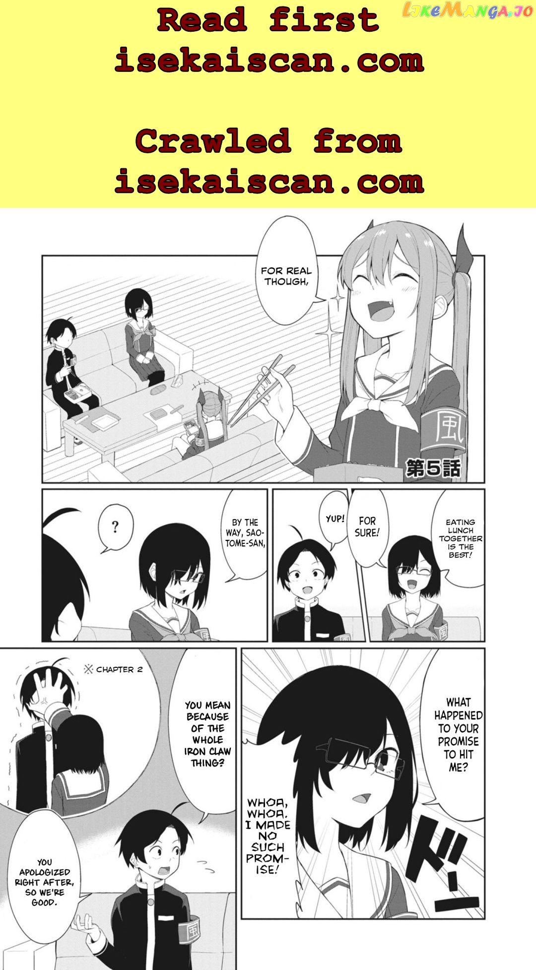 The Hella Weak Disciplinary Committee Chairman, Kaeri-chan chapter 5 - page 1