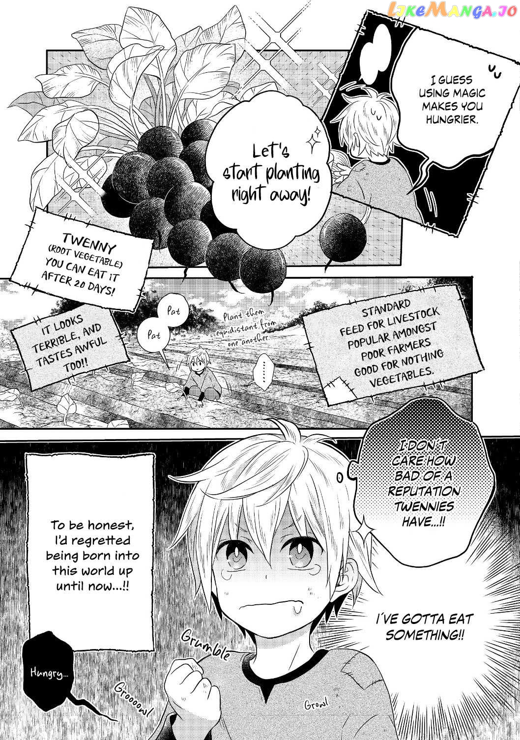 I was Reincarnated as a Poor Farmer in a Different World, So I Decided to Make Bricks to Build a Castle. chapter 1.2 - page 4