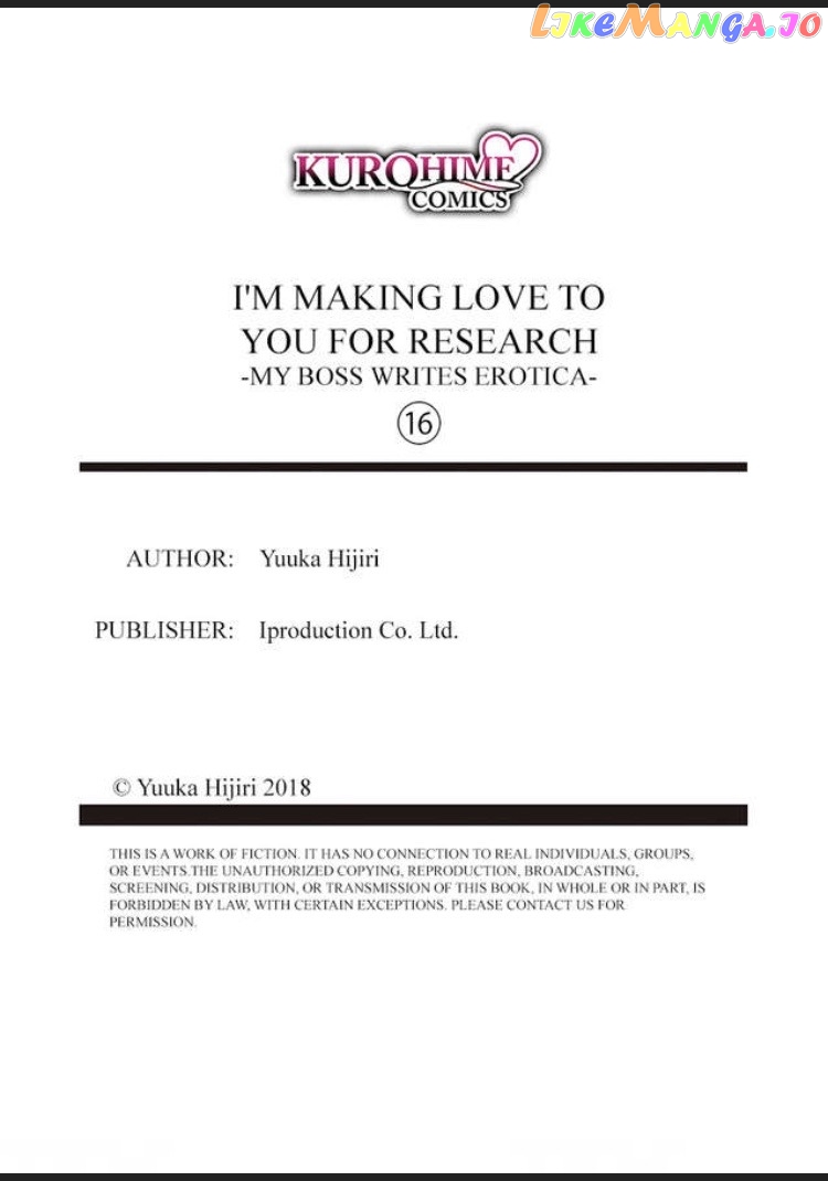 I'm Making Love to You for Research -My Boss Writes Erotica chapter 16 - page 27