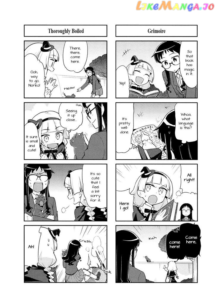 Majo to Houki to Kurobuchi Megane chapter 3 - page 2