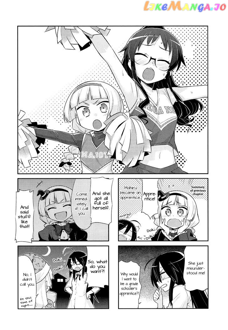 Majo to Houki to Kurobuchi Megane chapter 10 - page 1