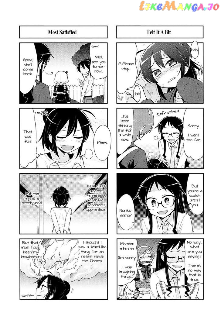 Majo to Houki to Kurobuchi Megane chapter 10 - page 8