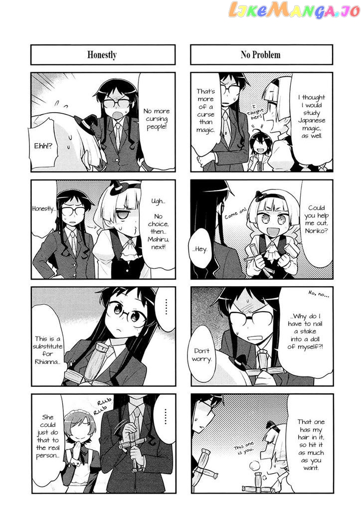 Majo to Houki to Kurobuchi Megane chapter 19 - page 2