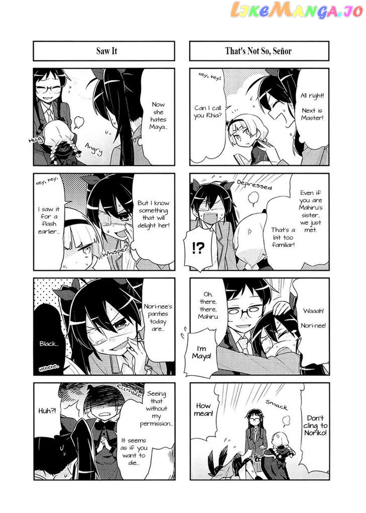 Majo to Houki to Kurobuchi Megane chapter 22 - page 5