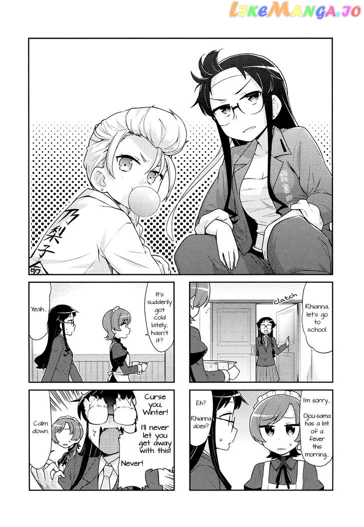 Majo to Houki to Kurobuchi Megane chapter 40 - page 1