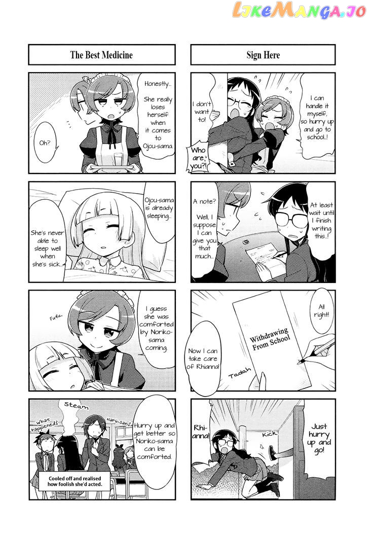 Majo to Houki to Kurobuchi Megane chapter 40 - page 5