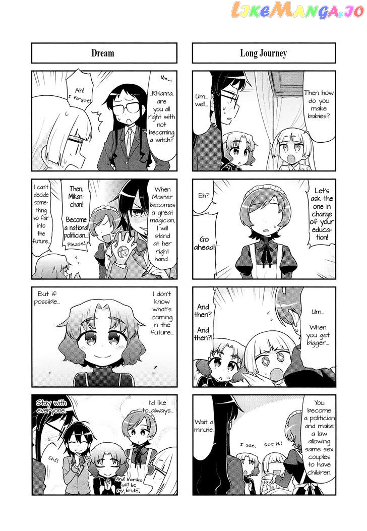 Majo to Houki to Kurobuchi Megane chapter 40 - page 8