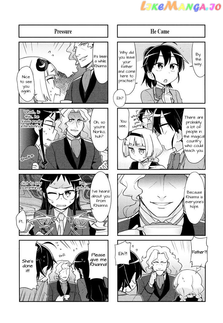 Majo to Houki to Kurobuchi Megane chapter 43 - page 3