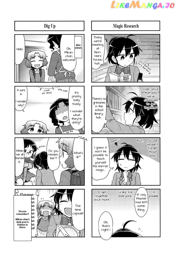 Majo to Houki to Kurobuchi Megane chapter 44 - page 4