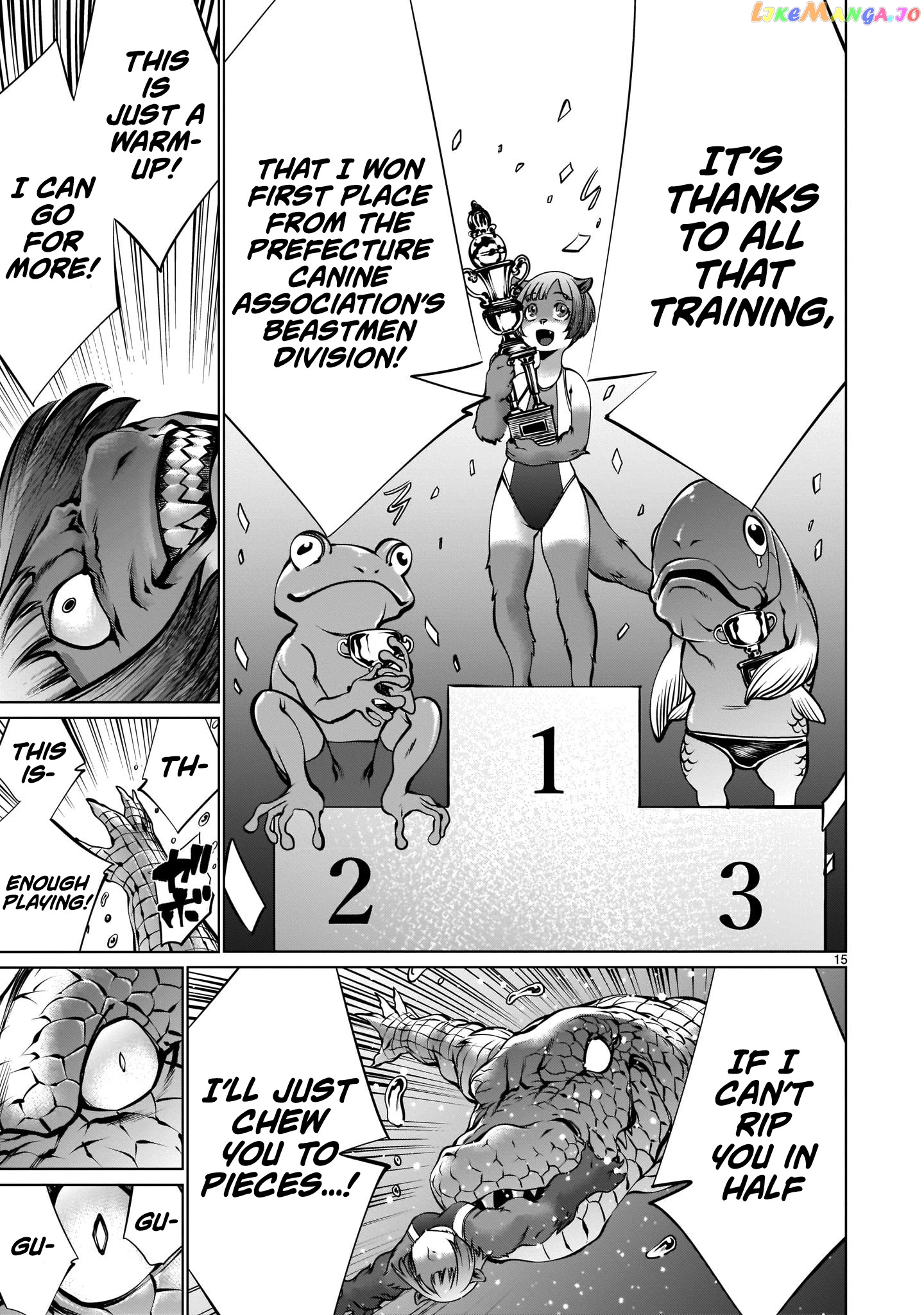 Killing Bites chapter 91 - page 15