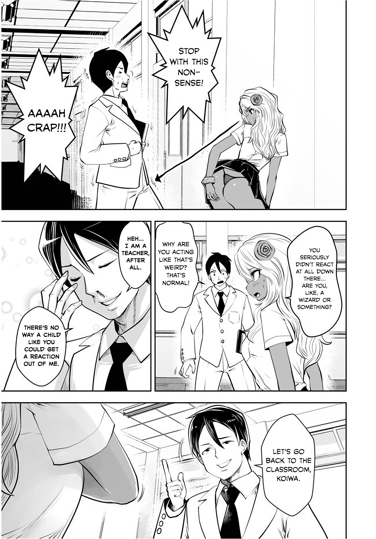 Burakku Gakkou ni Tsutomete Shimatta Sensei chapter 3 - page 3