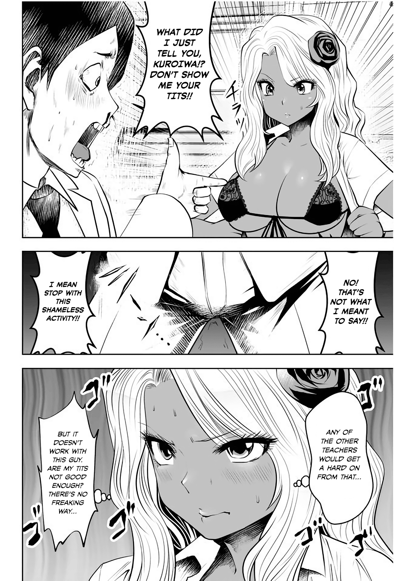 Burakku Gakkou ni Tsutomete Shimatta Sensei chapter 3 - page 6