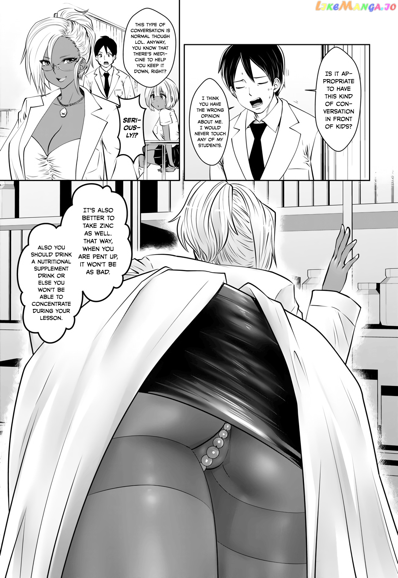 Burakku Gakkou ni Tsutomete Shimatta Sensei chapter 4 - page 17