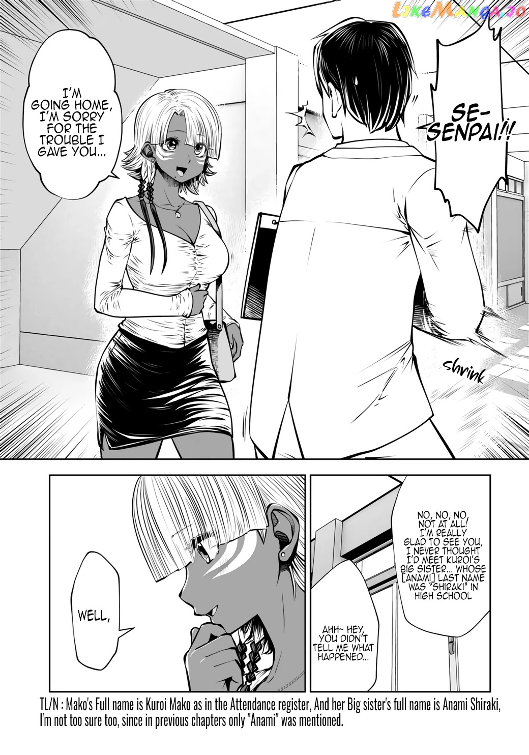 Burakku Gakkou ni Tsutomete Shimatta Sensei chapter 19.1 - page 4