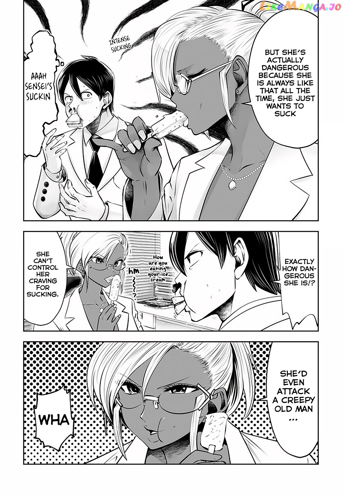 Burakku Gakkou ni Tsutomete Shimatta Sensei chapter 21.3 - page 6