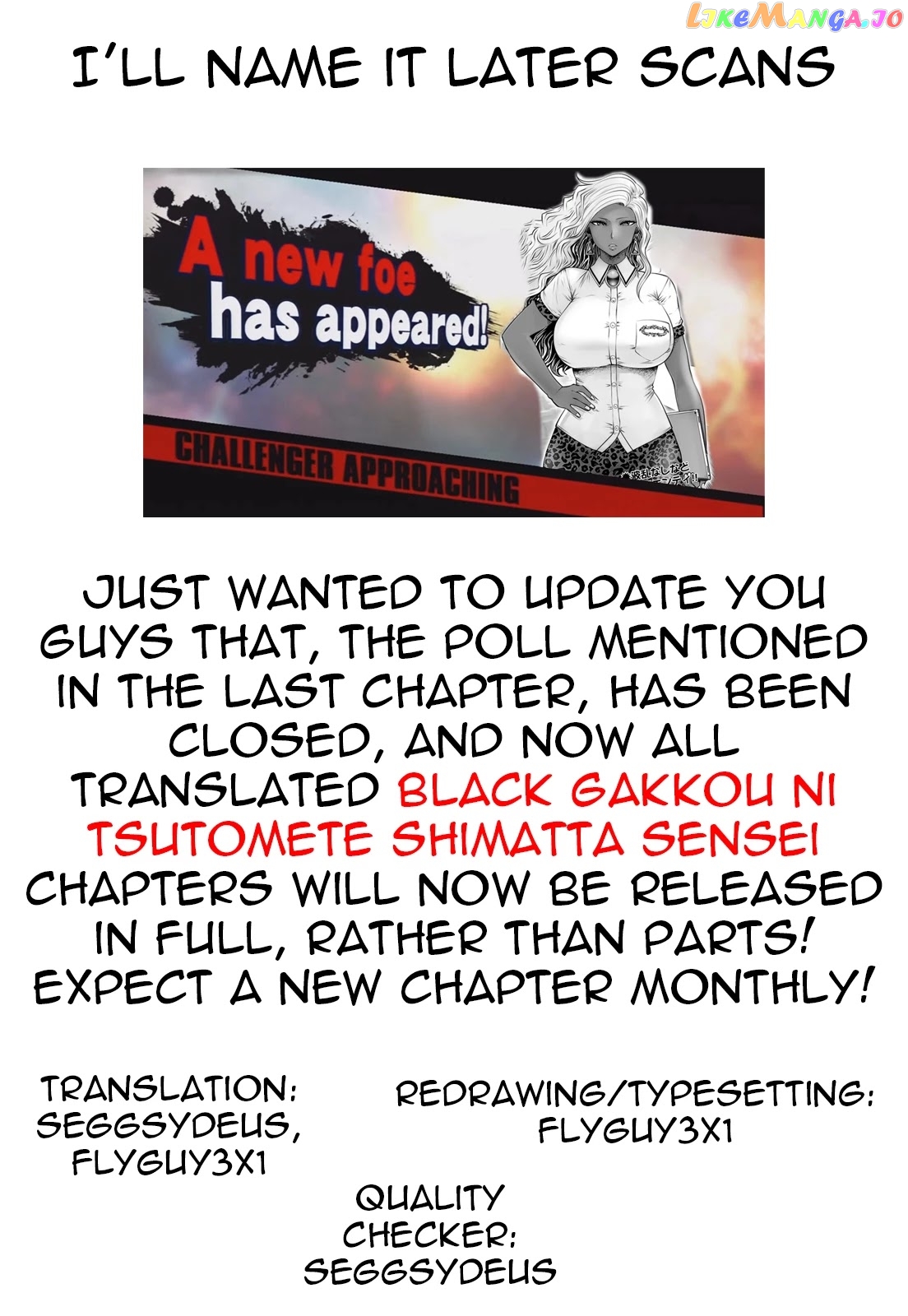 Burakku Gakkou ni Tsutomete Shimatta Sensei chapter 23 - page 24