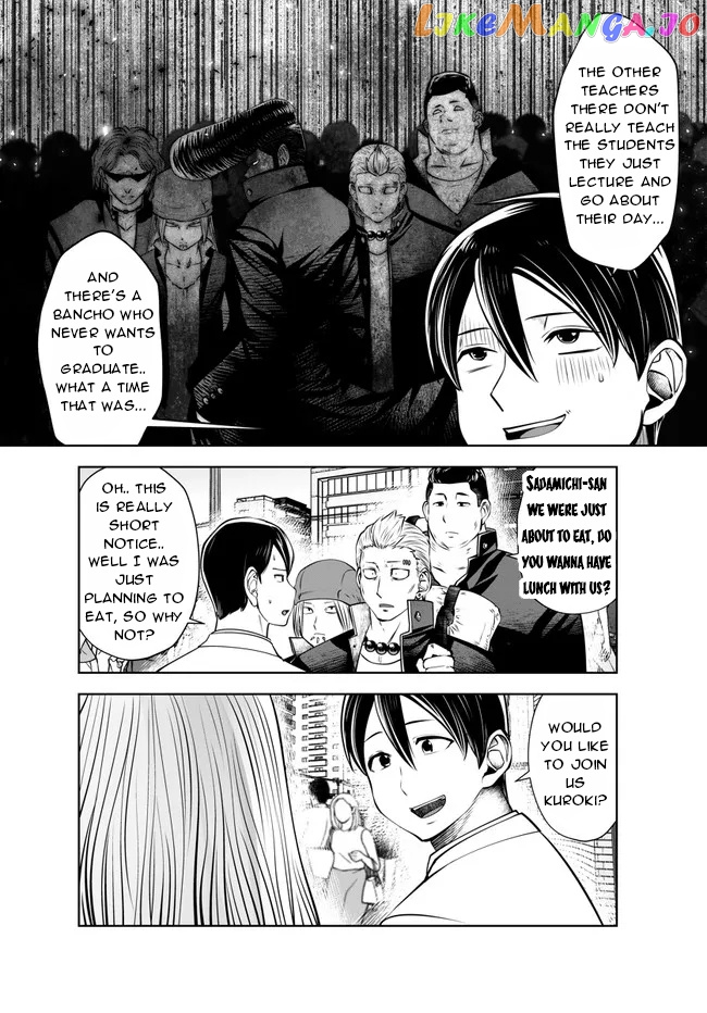 Burakku Gakkou ni Tsutomete Shimatta Sensei chapter 25 - page 13