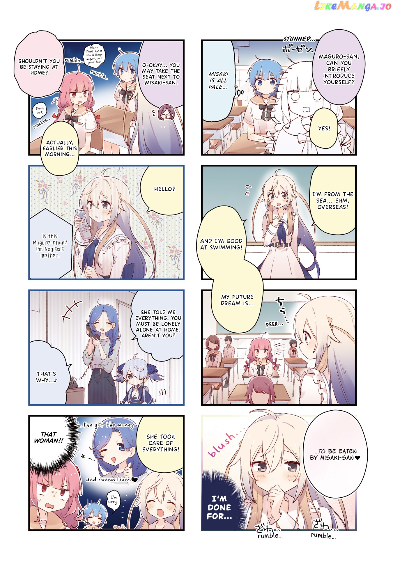 Maguro-Chan Wa Taberaretai! chapter 4 - page 2