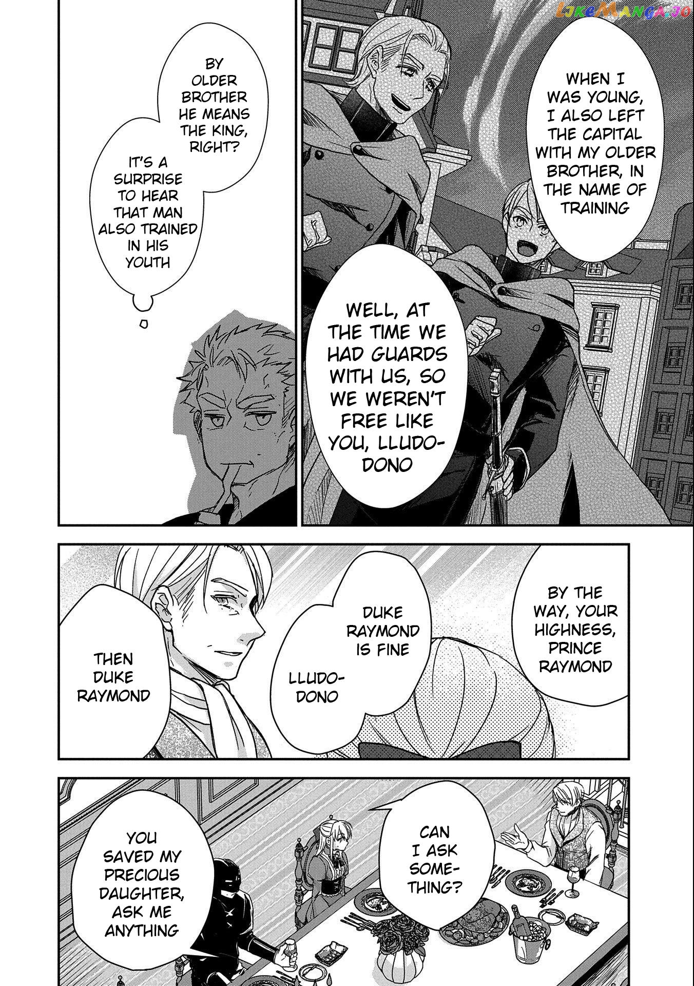 A Man Called A "war Demon" Picks Up A Daughter When He's "assassinated" By The Royal Family And Start A Slow Life Together chapter 27 - page 16