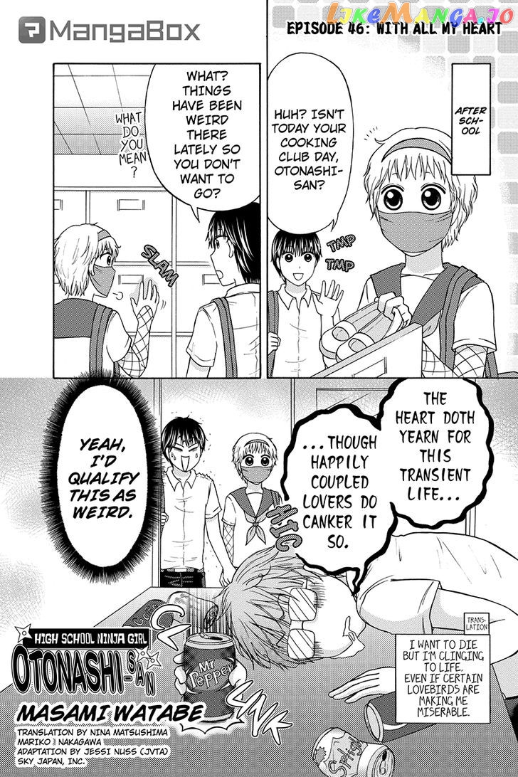 Kunoichi Joshikousei Otonashi-san chapter 46 - page 1