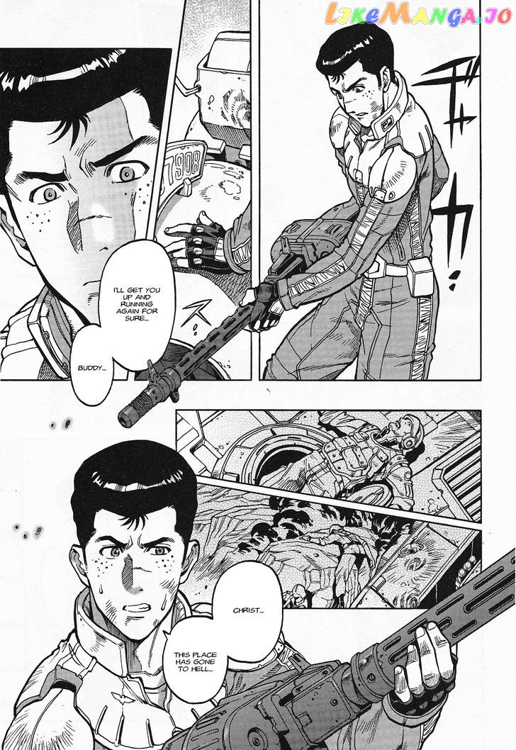 Kidou Senshi Gundam U.C. Hard Graph - Tetsu no Kanba chapter 5 - page 17