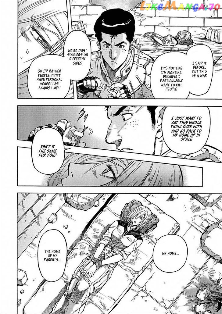 Kidou Senshi Gundam U.C. Hard Graph - Tetsu no Kanba chapter 6 - page 13